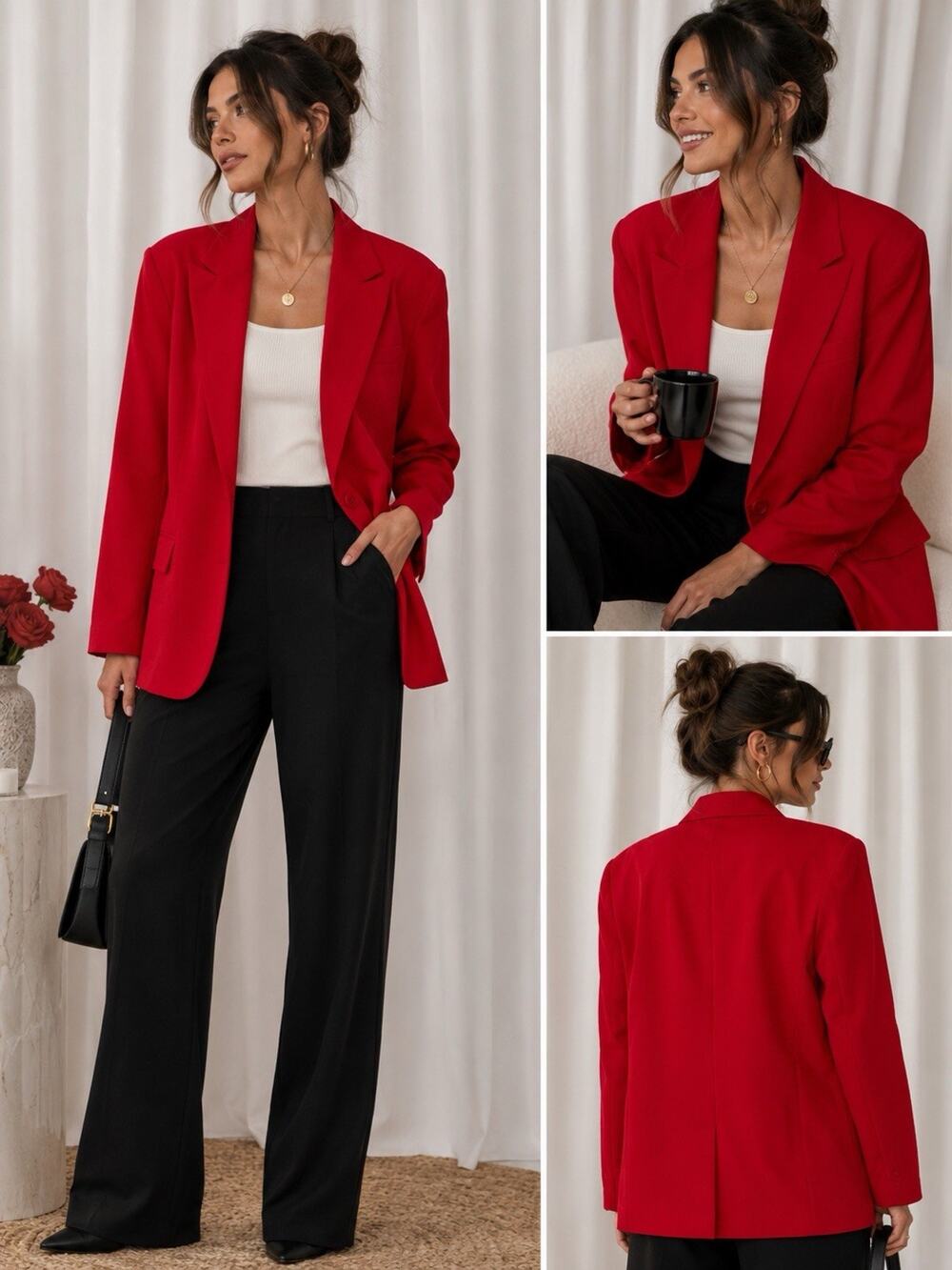 NWT Worthington Stoplight Red Blazer Women’s Size XXL Classic